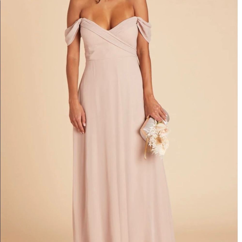 Bridal Grey SPENCE CONVERTIBLE DRESS- Chiffon Taupe XS